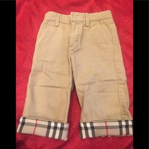 Authentic Burberry pants; 6 months